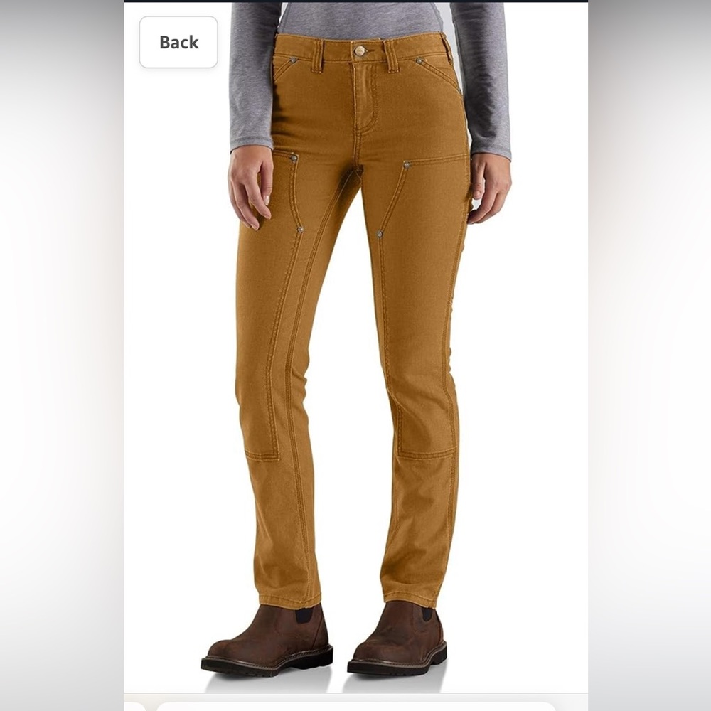 NWT Carhartt double front dungaree slim fit size 8 Regular